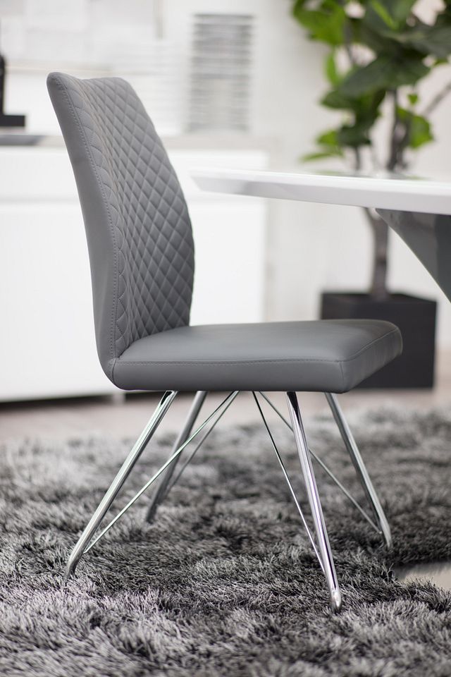 Lima Gray Upholstered Side Chair (1)