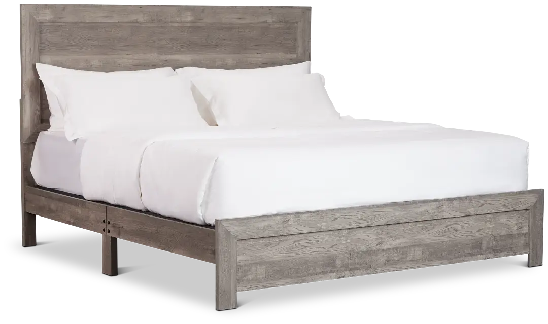 Ollie Gray Panel Bed Ollie Gray Panel Bed