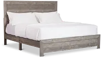 Ollie Gray Panel Bed