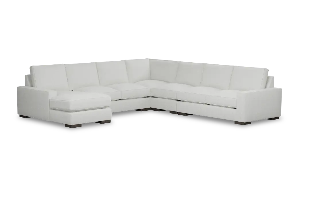 Edgewater Revenue White Large Left Chaise Sectional Edgewater Revenue White Large Left Chaise Sectional