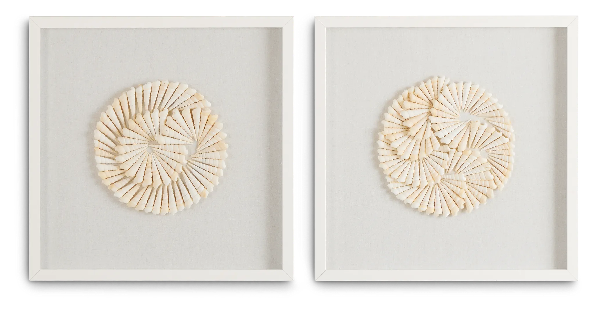 Kaito Ivory Set Of 2 Canvas Wall Art