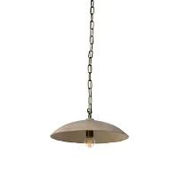 Four Hands Organic Beige Ceramic Pendant