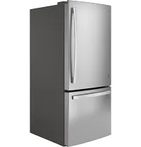 Ge 21 Series Stainless Steel Bottom Freezer Refrigerator