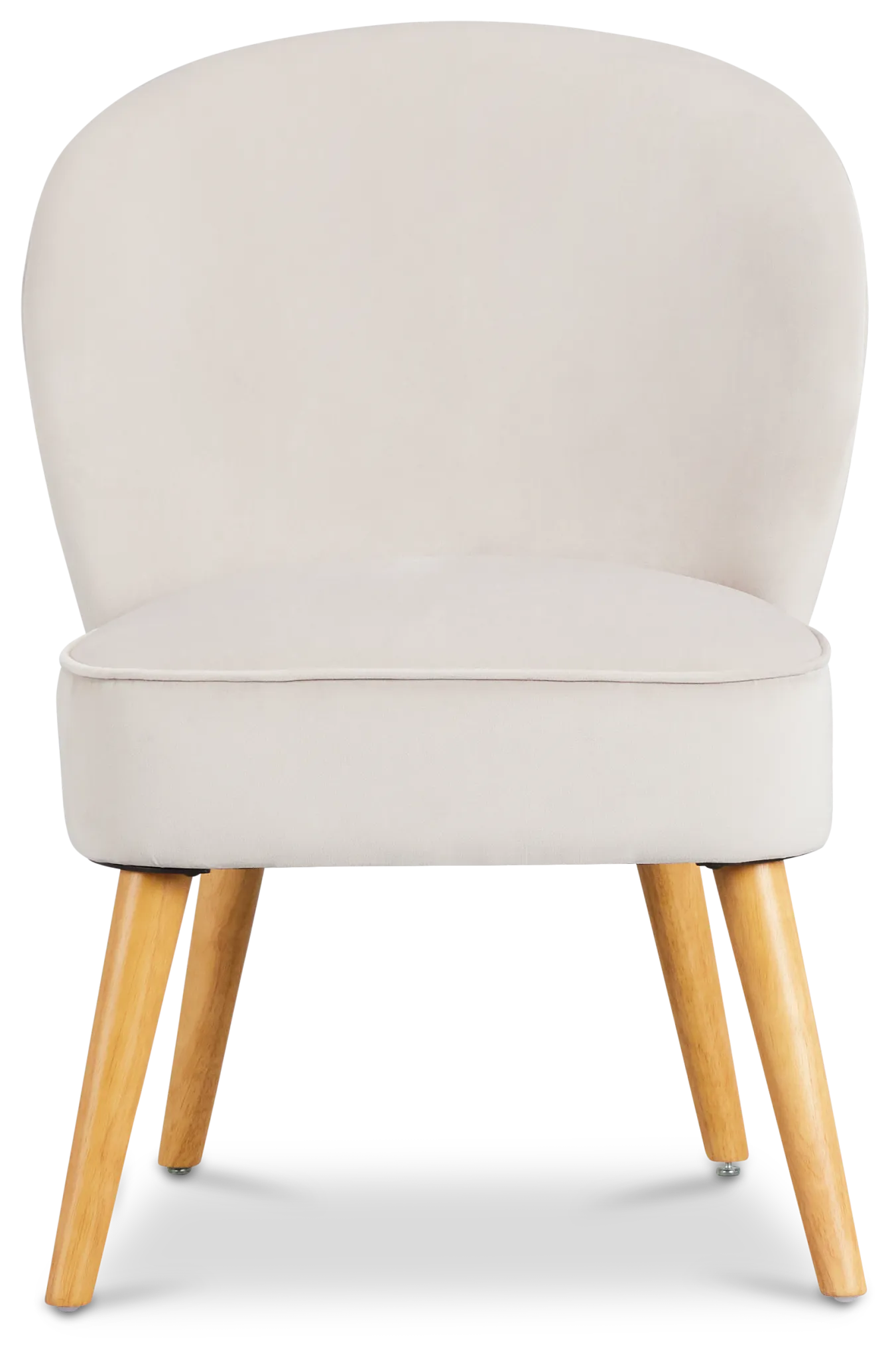 Kate Light Gray Velvet Accent Chair