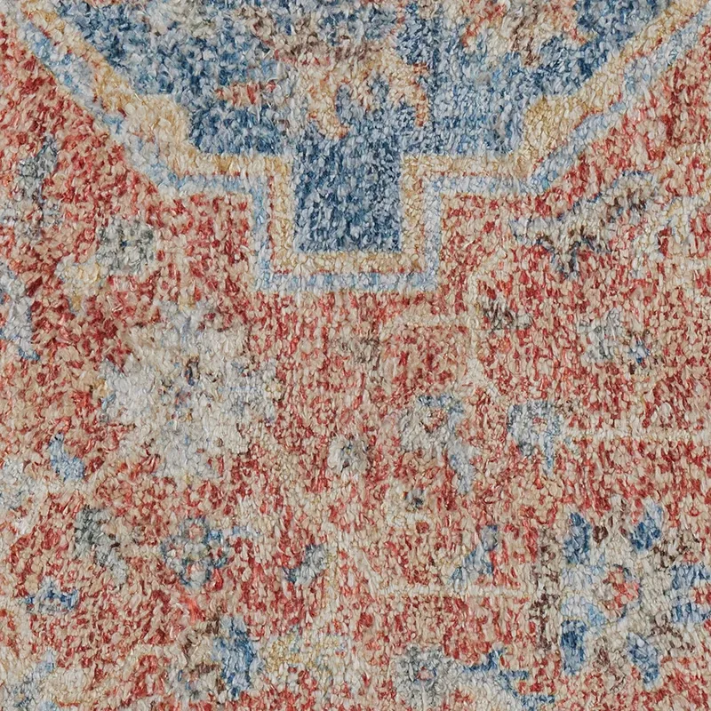 Malibu Orange 8x10 Area Rug