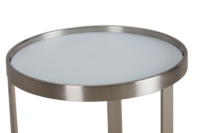 Rio Metal Tall Round End Table
