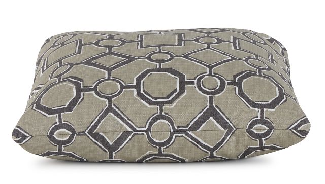 Brazil Light Beige 18" Indoor/outdoor Square Accent Pillow