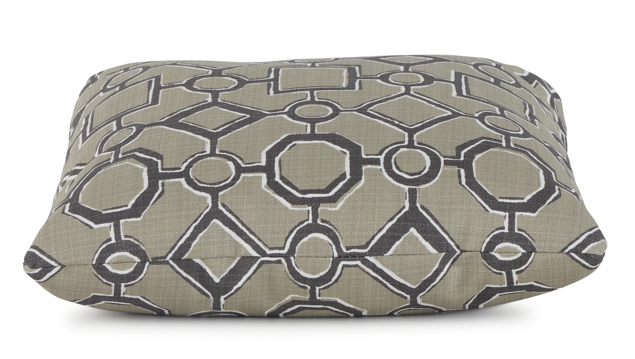 Brazil Light Beige 18" Indoor/outdoor Square Accent Pillow