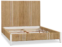 Nantucket Light Tone Woven Panel Bed