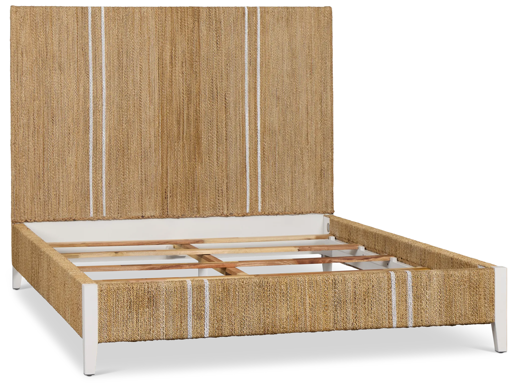 Nantucket Light Tone Woven Panel Bed