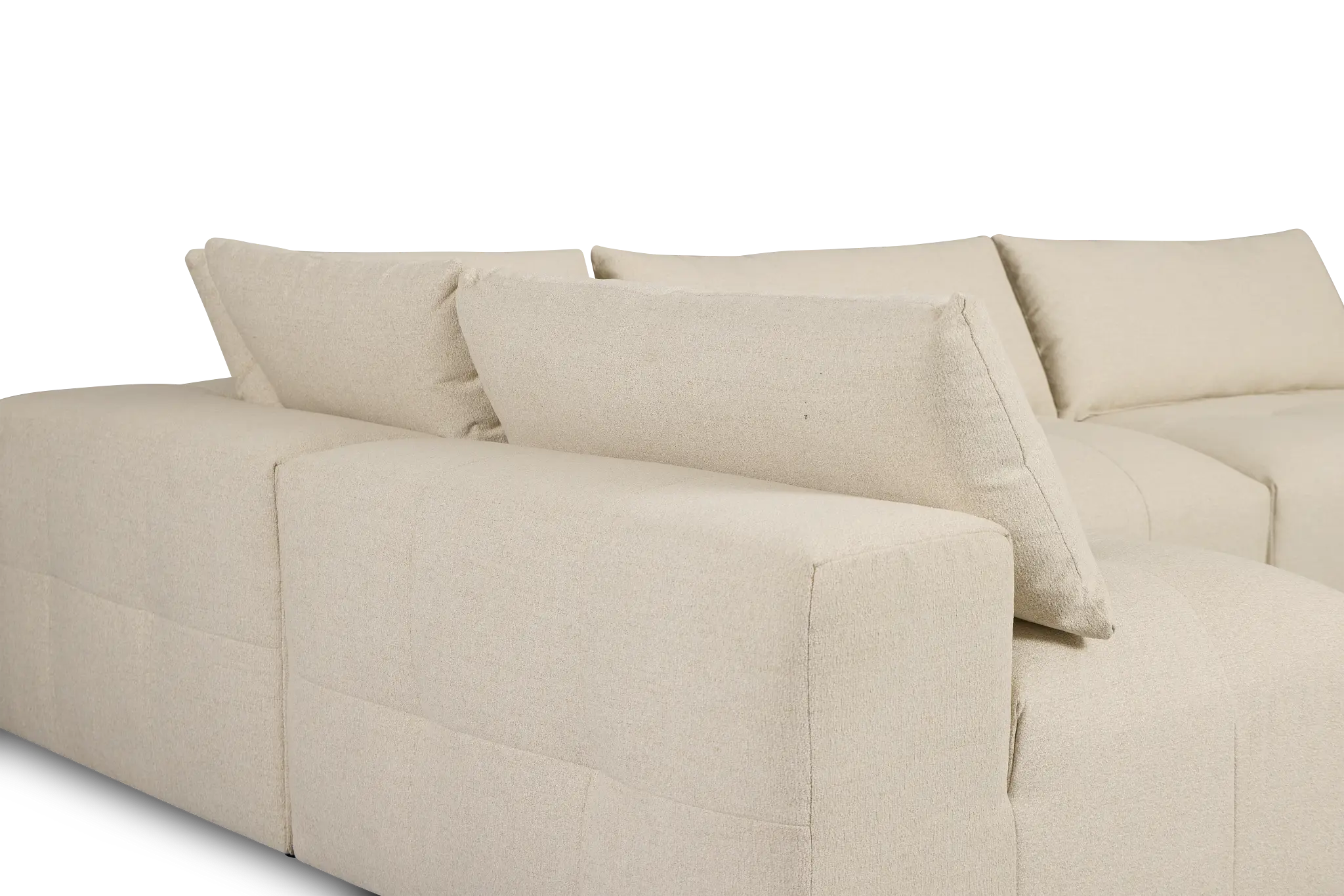 Remi Light Beige Fabric 5-piece Modular Sectional Remi Light Beige Fabric 5-piece Modular Sectional