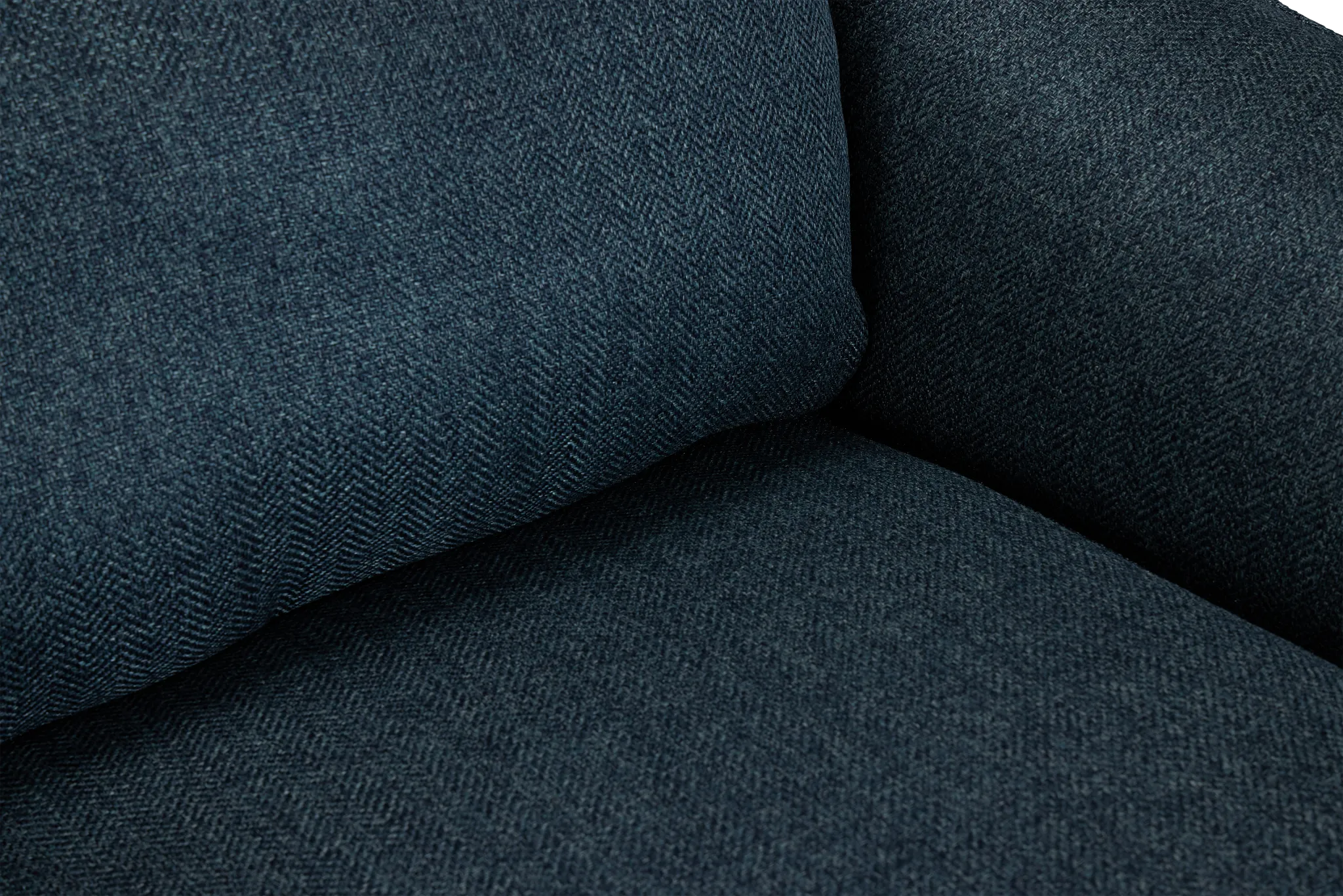 Avery Dark Blue Fabric Sofa