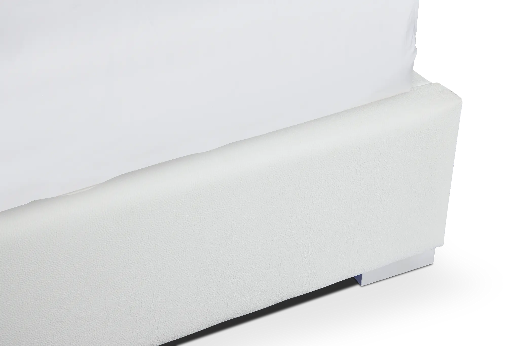 Miami White Uph Platform Bed Miami White Uph Platform Bed