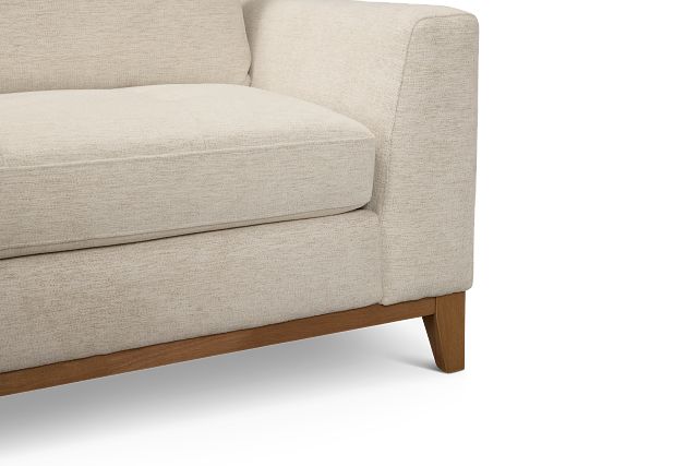 Maisie Light Beige Fabric Left Chaise Sectional