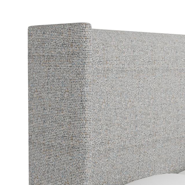 Captiva Natural Beauty Gray 60" Upholstered Shelter Bed