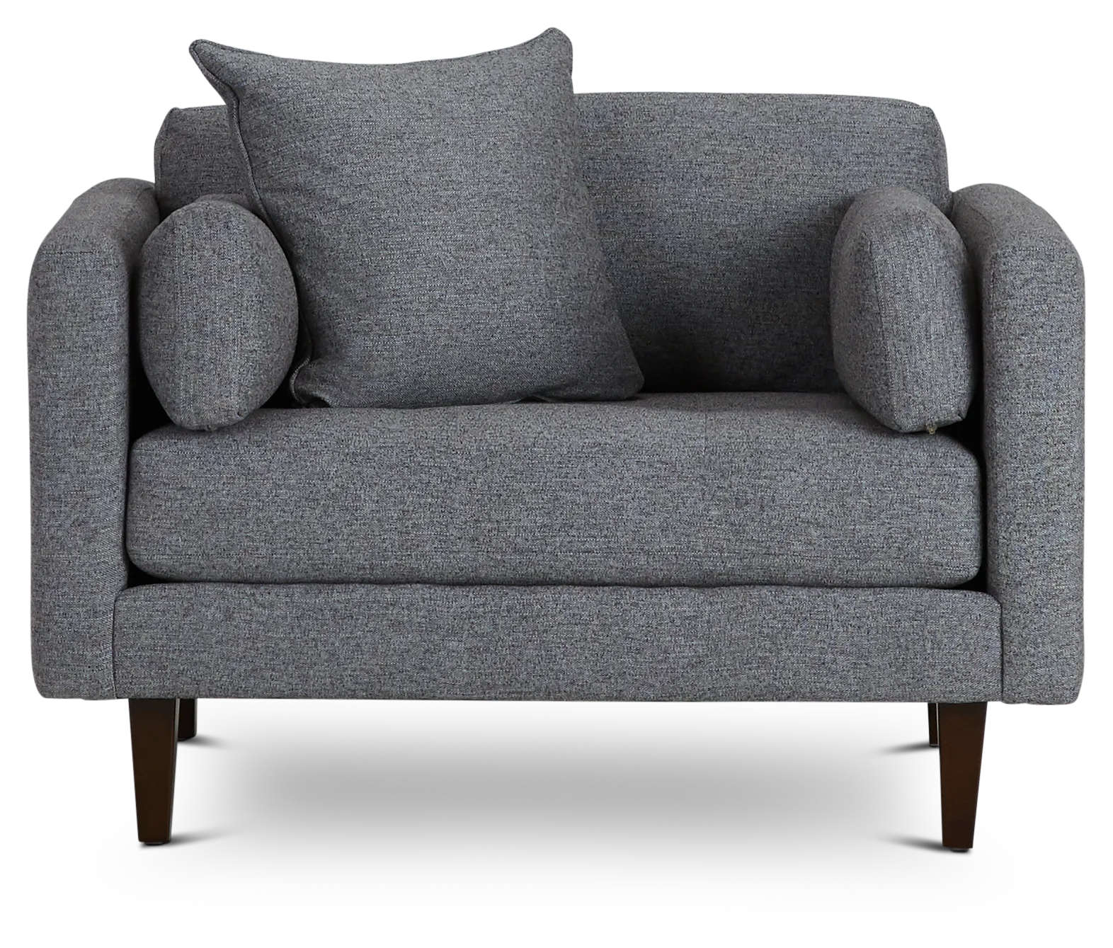 Casen Dark Gray Fabric Chair