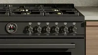 Bertazzoni Professional Series Black 36" Dual Fuel Range