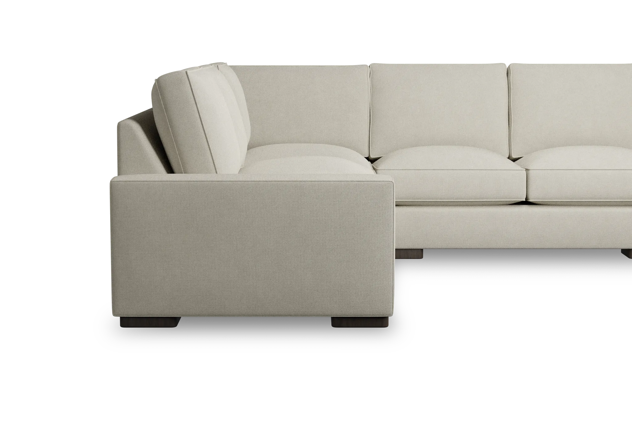 Edgewater Suave Beige Medium Right Chaise Sectional