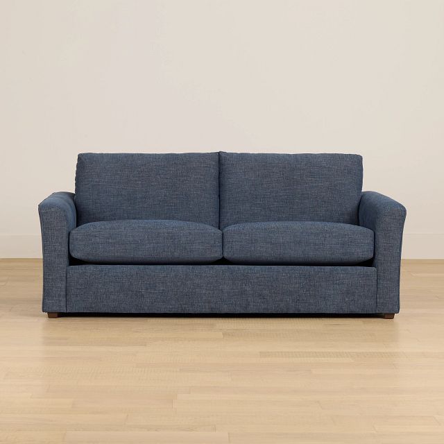 Davis Dark Blue Micro Sofa