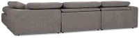 Drift Dark Gray Fabric Small Dual Power Right Bumper Sectional