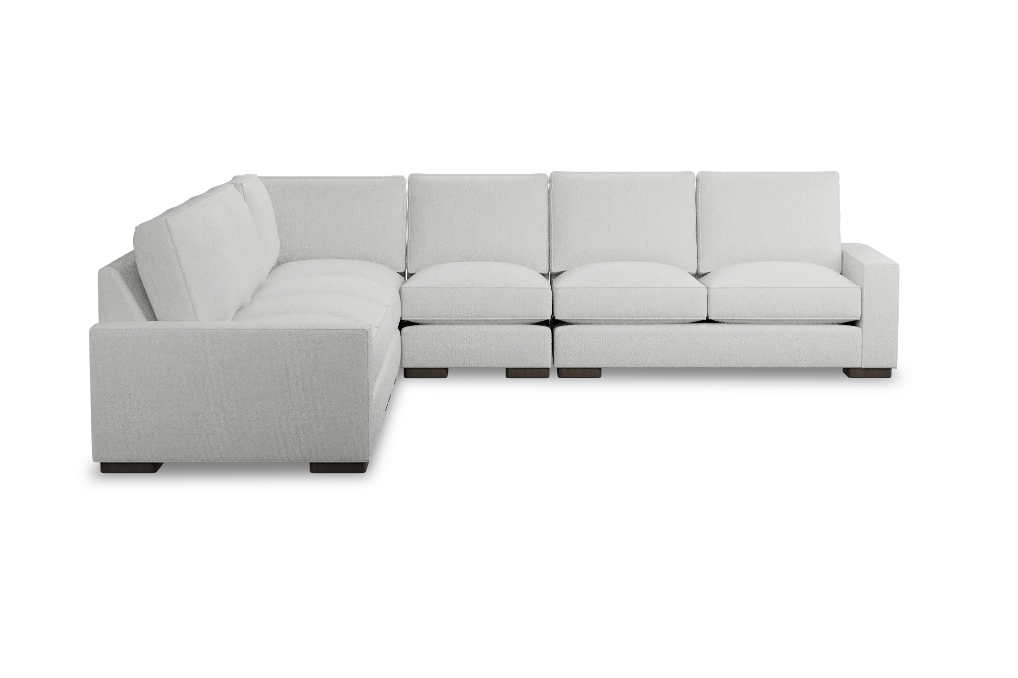 Edgewater Revenue White Large Two-arm Sectional Edgewater Revenue White Large Two-arm Sectional