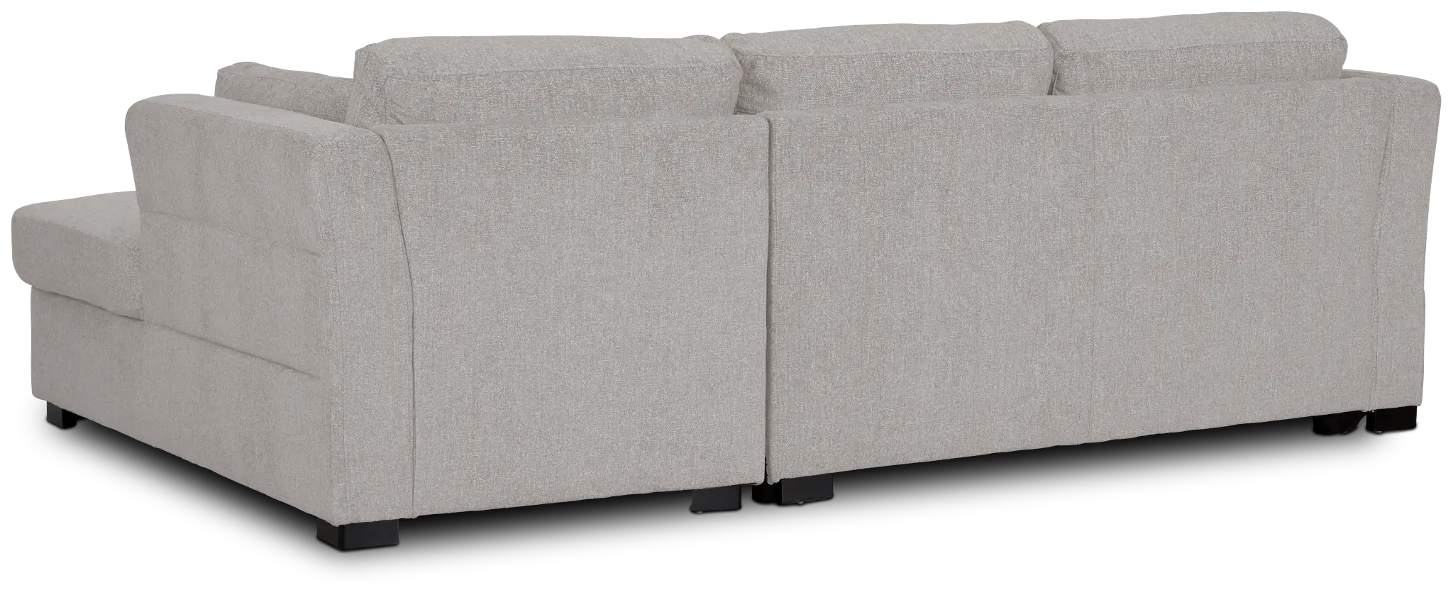 Amber Light Gray Fabric Small Right Chaise Storage Sleeper Sectional Amber Light Gray Fabric Small Right Chaise Storage Sleeper Sectional