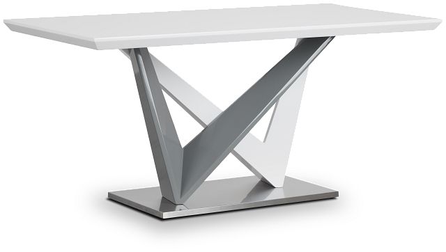 Lennox White Rectangular Table