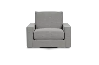 Edgewater Victory Gray Swivel Chair
