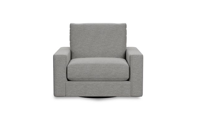 Edgewater Victory Gray Swivel Chair