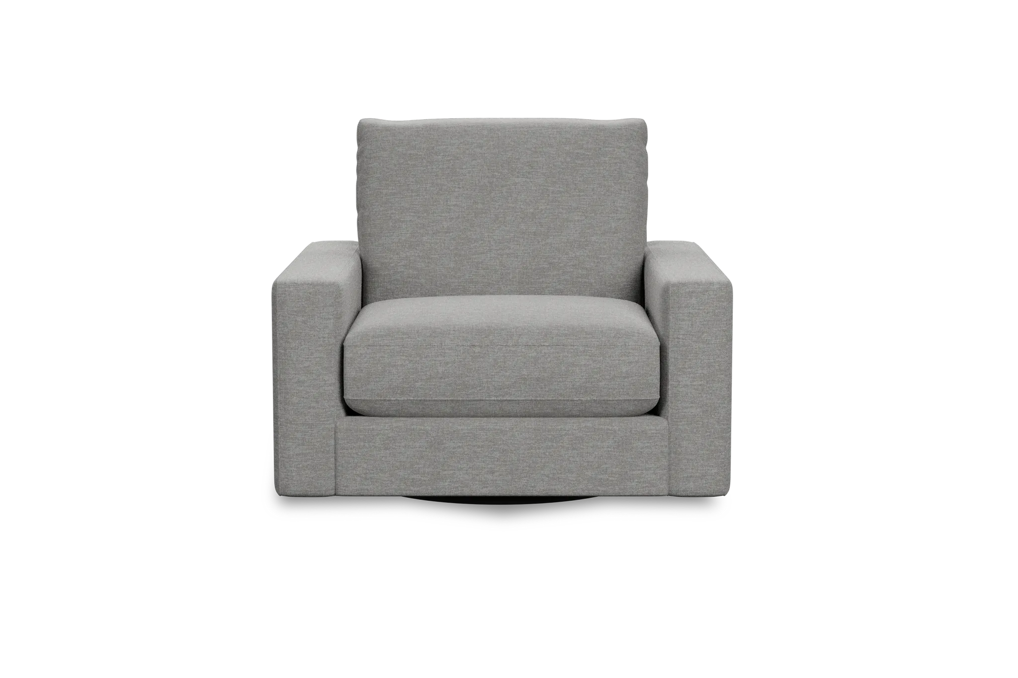 Edgewater Victory Gray Swivel Chair