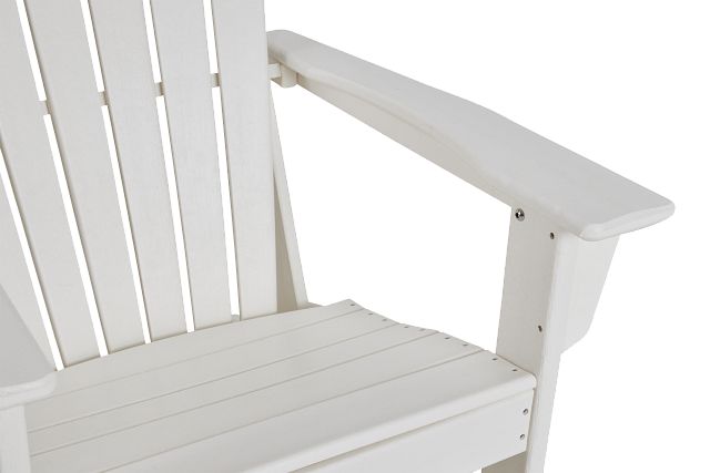Cancun White Adirondack Chair