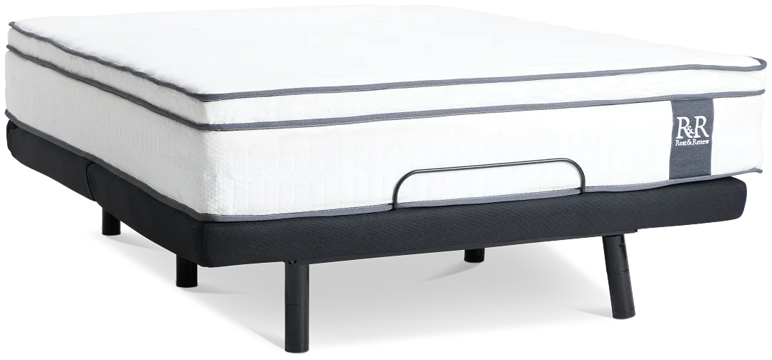 Rest & Renew By Zinus 12" Hybrid Plus Adjustable Mattress Set