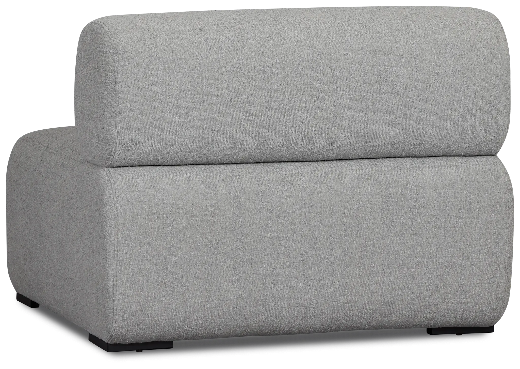 Celeste Light Gray Fabric Armless Chair Celeste Light Gray Fabric Armless Chair