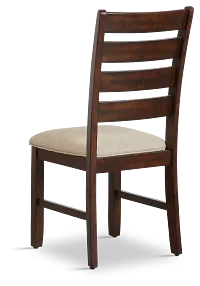 Jax Dark Tone Wood Side Chair