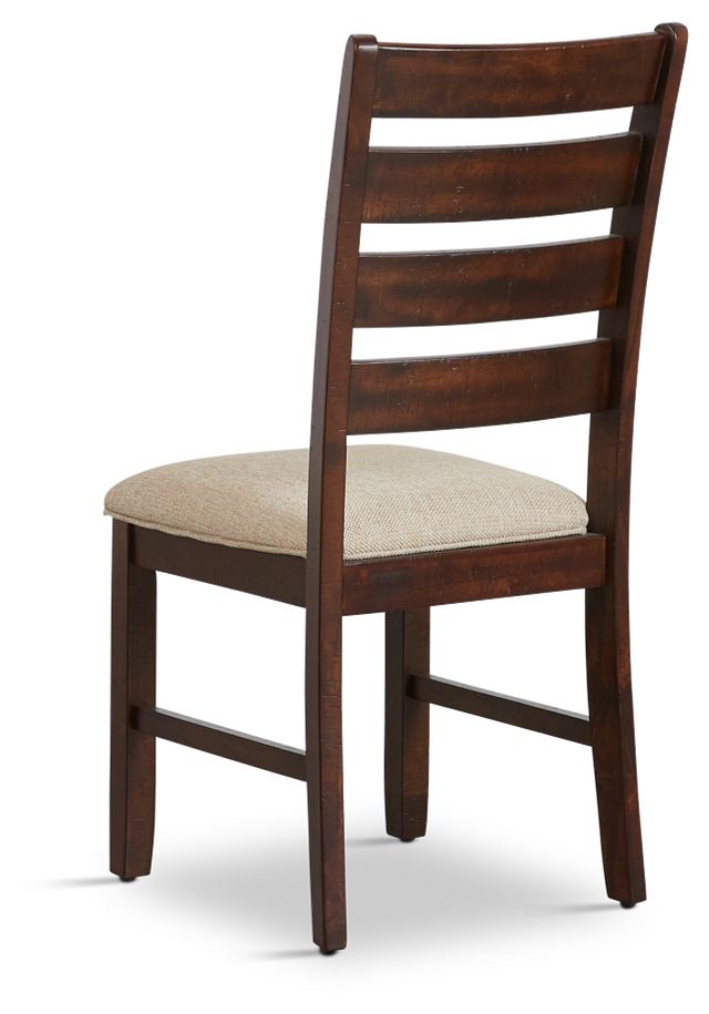 Jax Dark Tone Wood Side Chair (4)