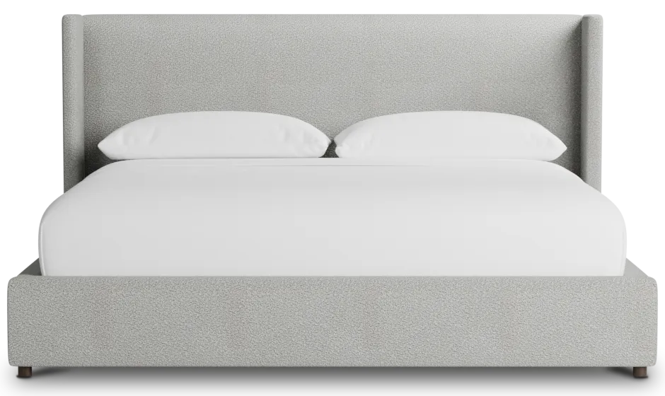 Captiva Sutton Gray 48" Upholstered Shelter Bed