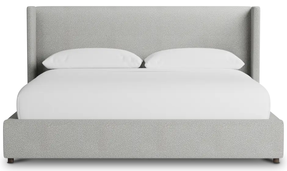 Captiva Sutton Gray 48" Upholstered Shelter Bed Captiva Sutton Gray 48" Upholstered Shelter Bed