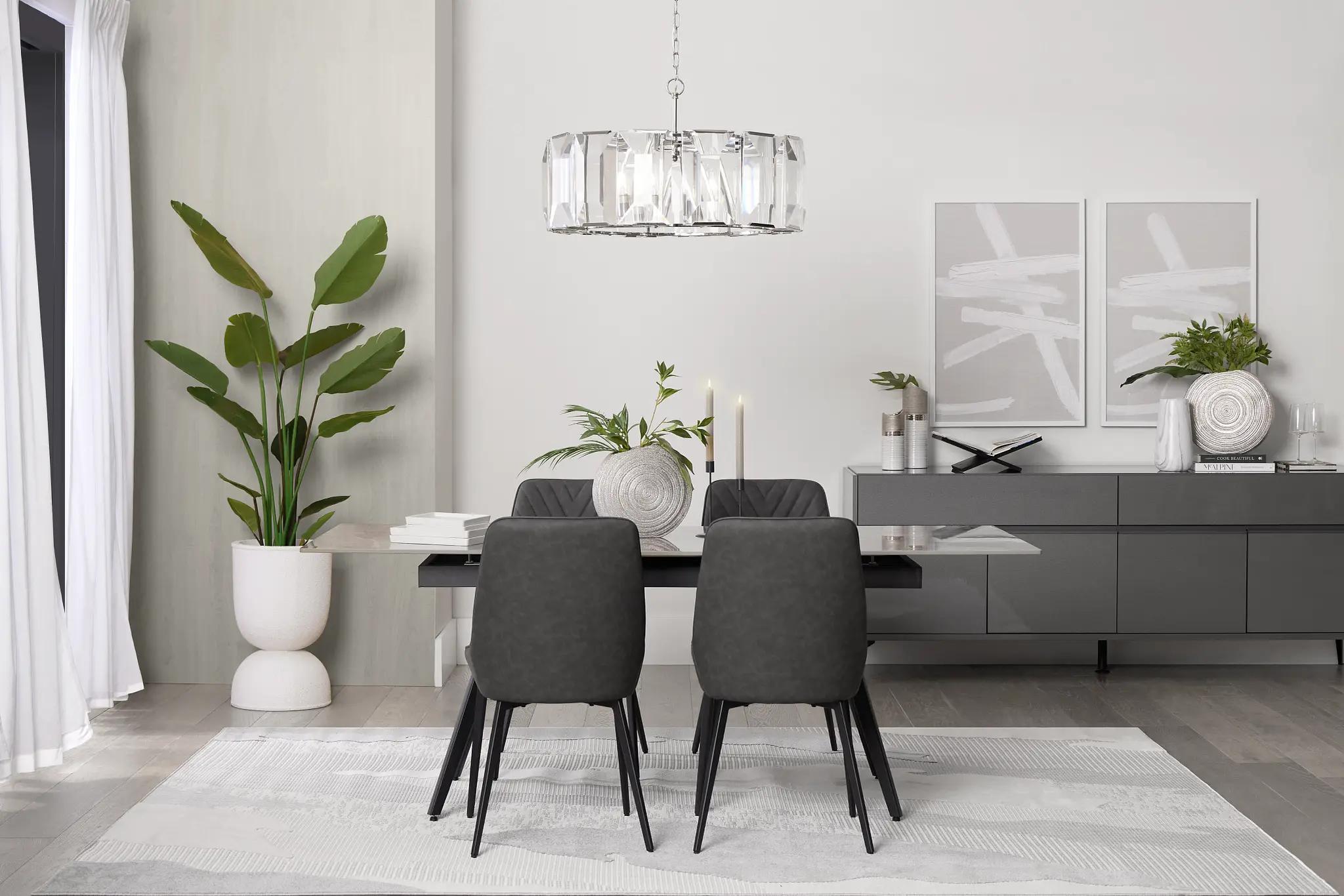 Maricopa Gray Extension Rectangular Table Maricopa Gray Extension Rectangular Table