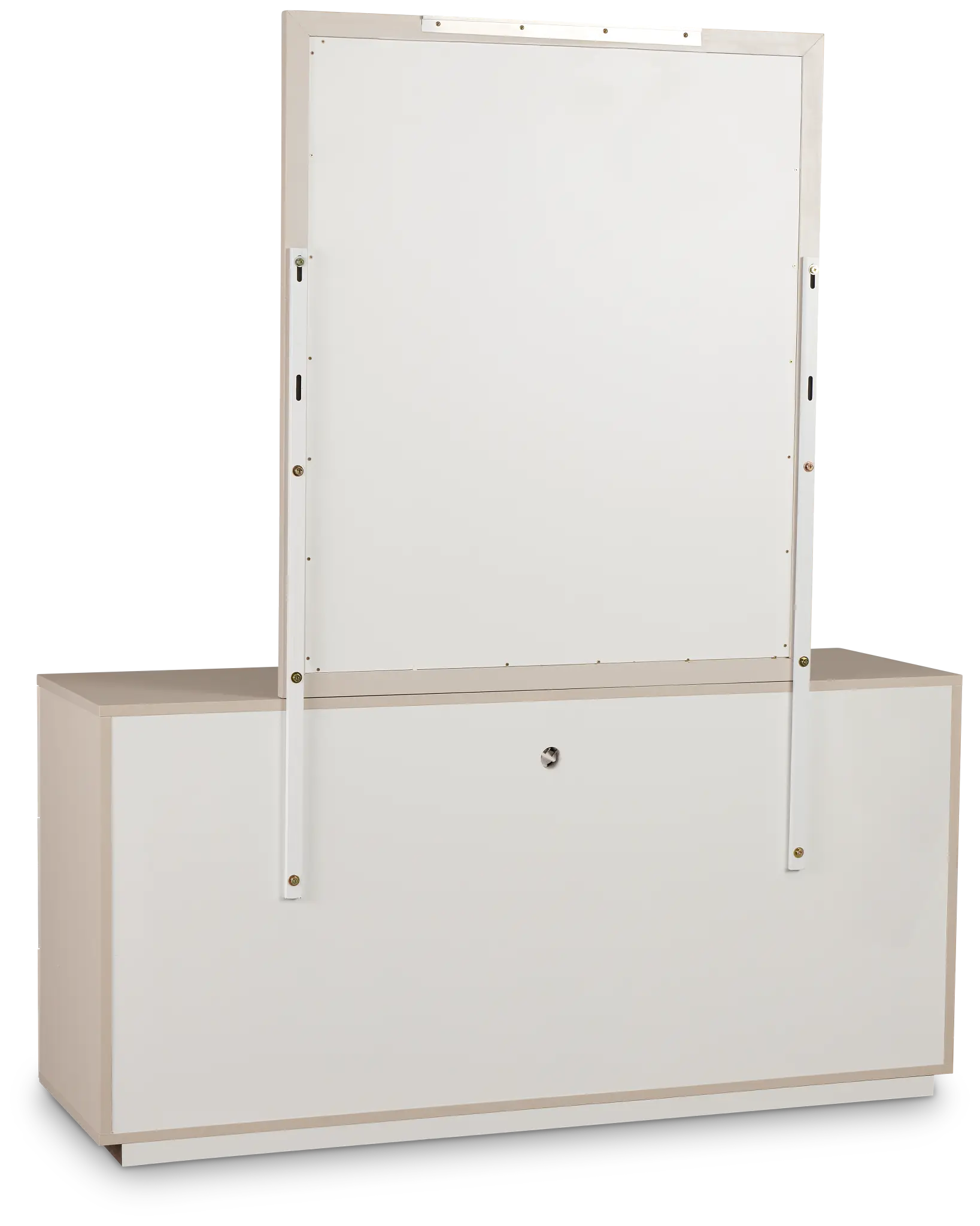 Brasilia Light Beige Dresser & Mirror Brasilia Light Beige Dresser & Mirror