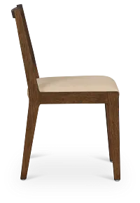 Pacific Mid Tone Woven Upholstered Side Chair