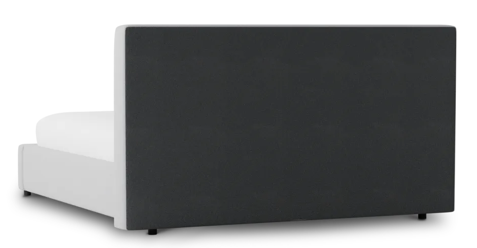 Grayton Delray Light Gray 44" Upholstered Platform Bed