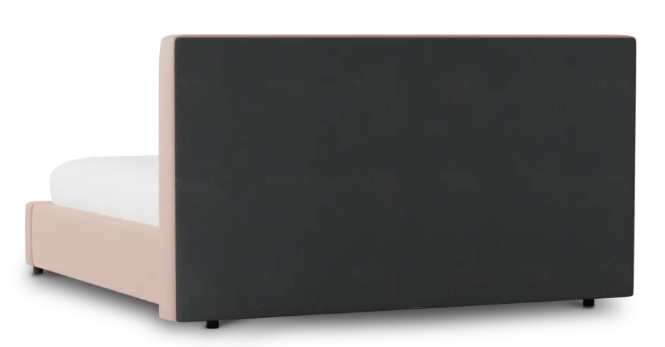 Grayton Joya Light Pink 44" Upholstered Platform Bed Grayton Joya Light Pink 44" Upholstered Platform Bed