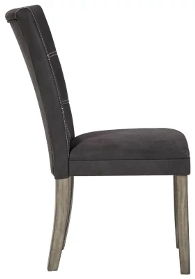 Dontally Gray Upholstered Side Chair (4)
