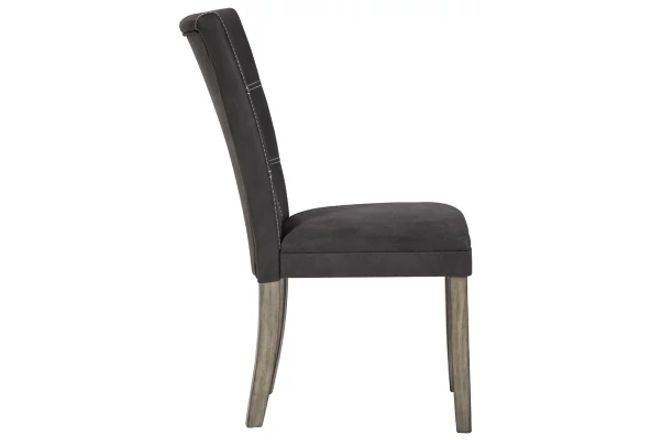 Dontally Gray Upholstered Side Chair