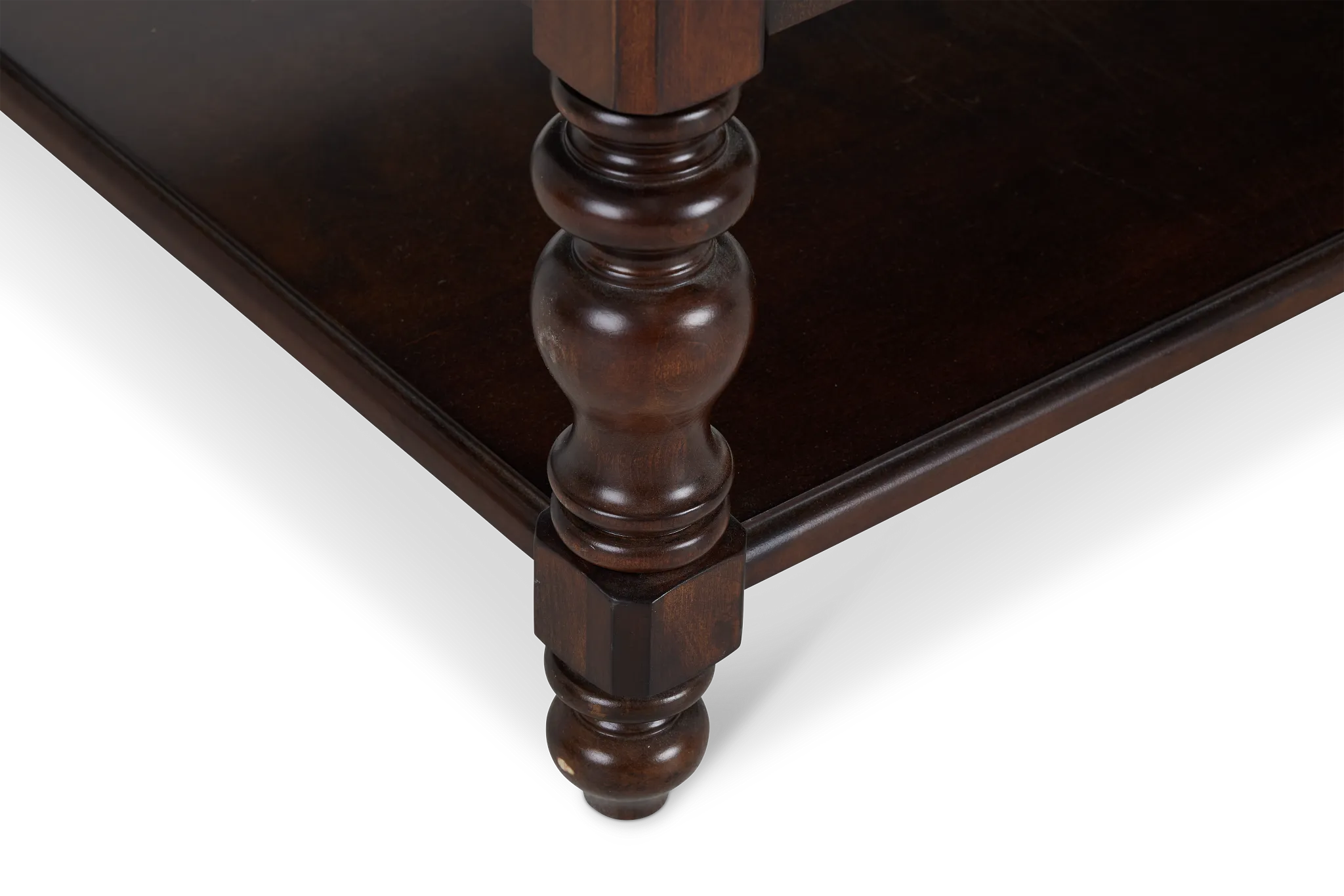 Savannah Dark Tone Storage Rectangular Coffee Table