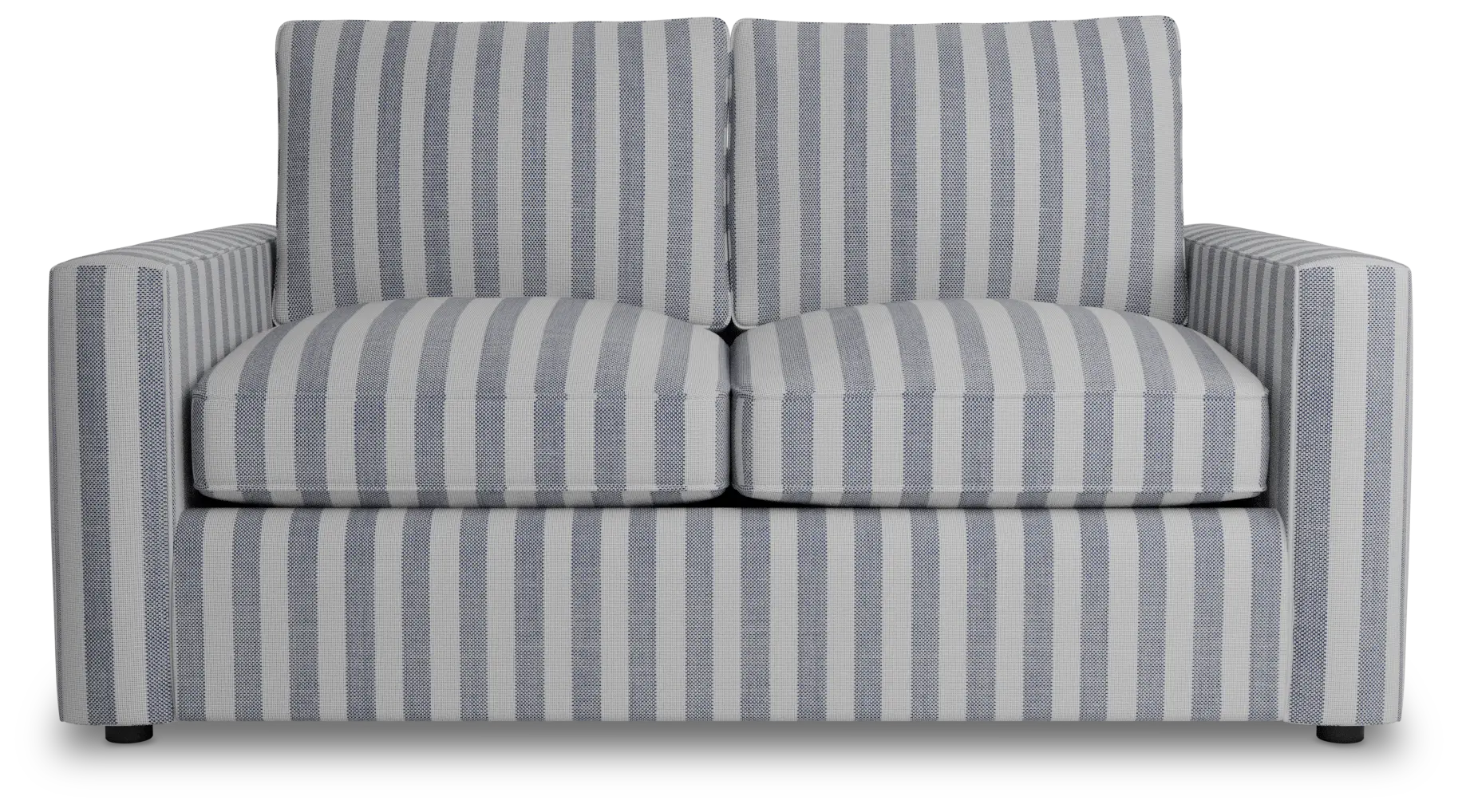 Siesta Sea Lane Dark Blue Fabric Loveseat Siesta Sea Lane Dark Blue Fabric Loveseat