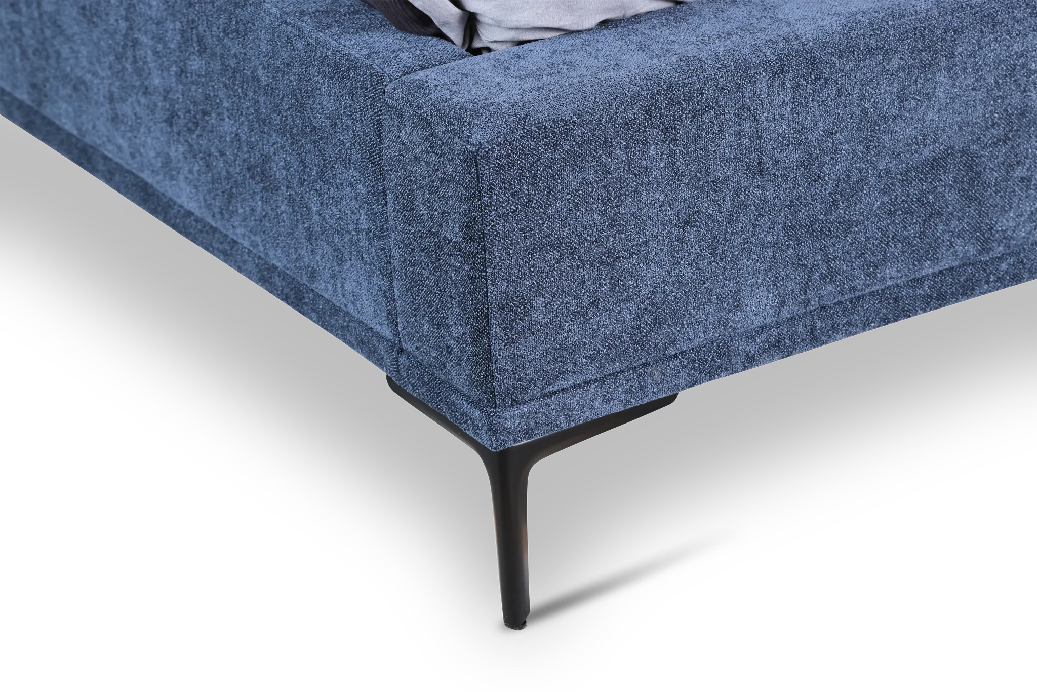 Emit Dark Blue Uph Panel Bed