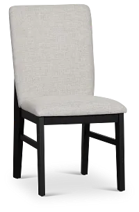 Riverdale Black Upholstered Side Chair