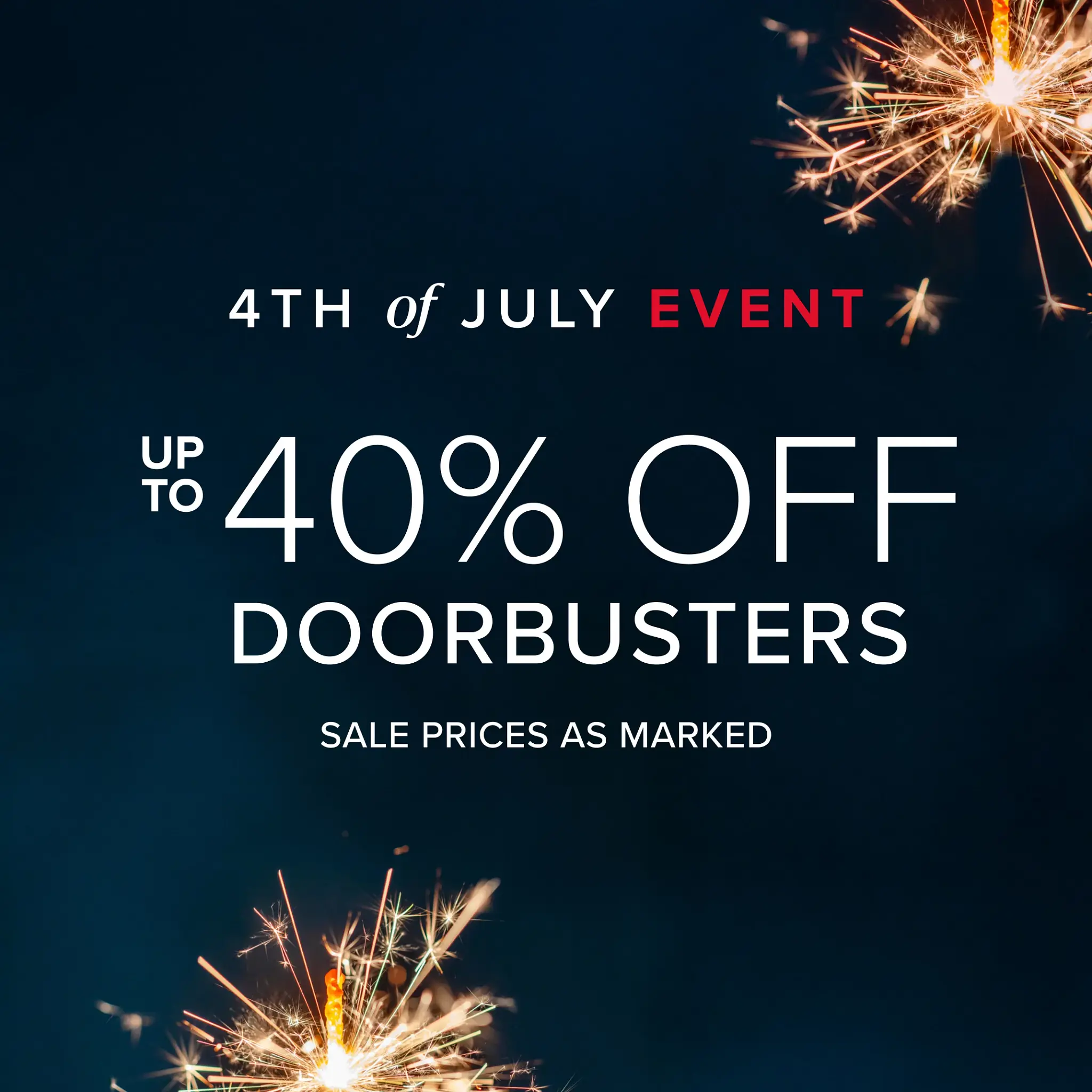 4th of July Sale