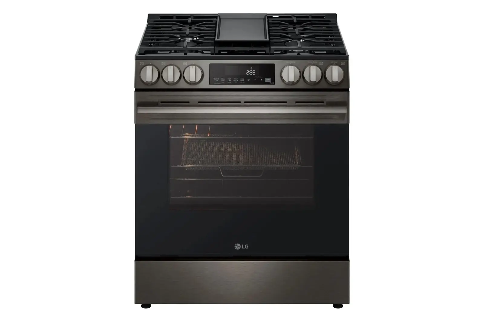 Lg 5833 Series Black Gas Range Lg 5833 Series Black Gas Range